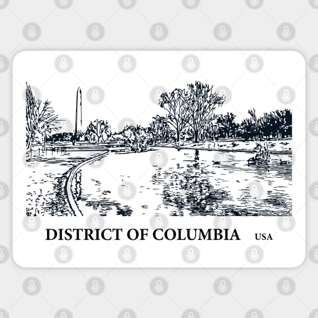 District of Columbia USA Sticker by Lakeric